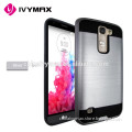 Hot selling wholesale cellphone case for LG K7/tribute 5 hybrid back cover